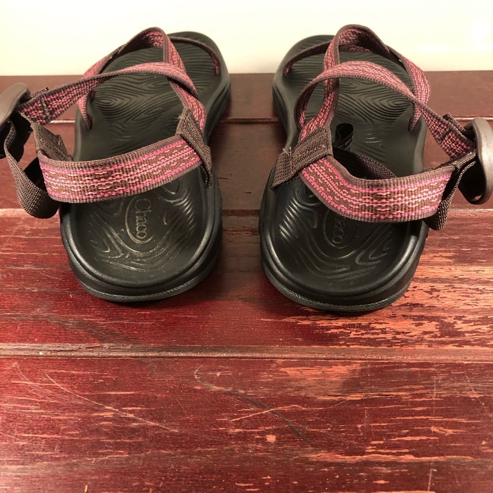 Chaco's Women's Z/Volv Sandals Brown/Pink Size 11 - Picture 7 of 10